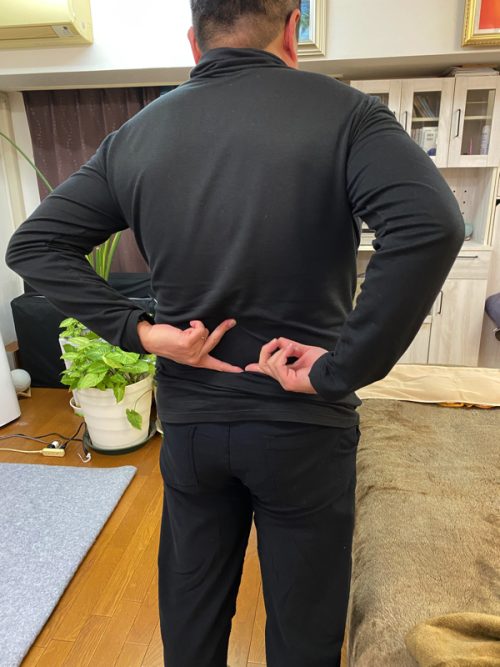 腰の痛む場所