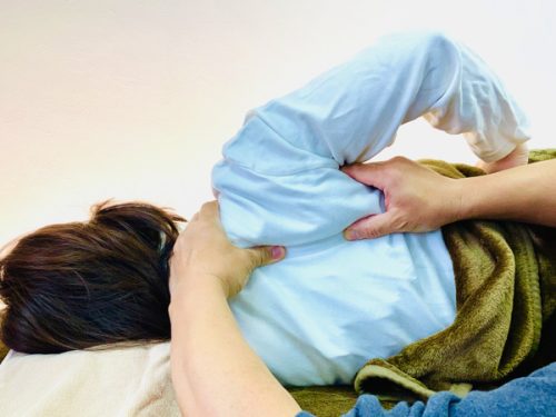 夜も眠れない首から肩の痛みと腰痛の治療3