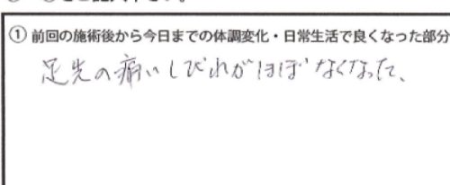 施術後の改善の様子5