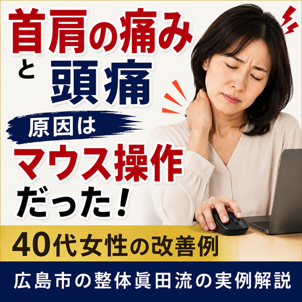 首肩の痛み 頭痛の原因はマウス操作