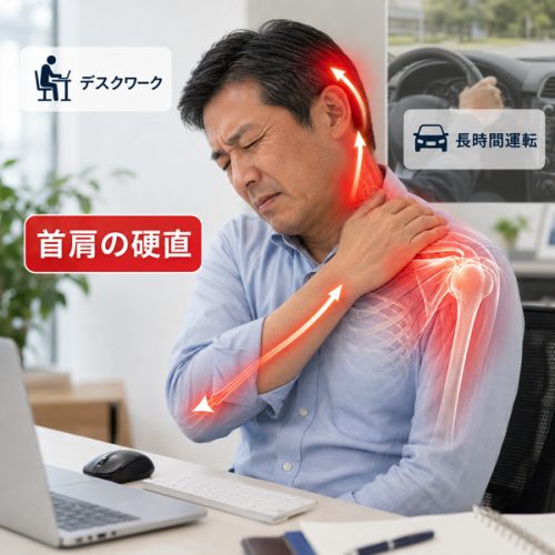 肩こり頭痛イメージ